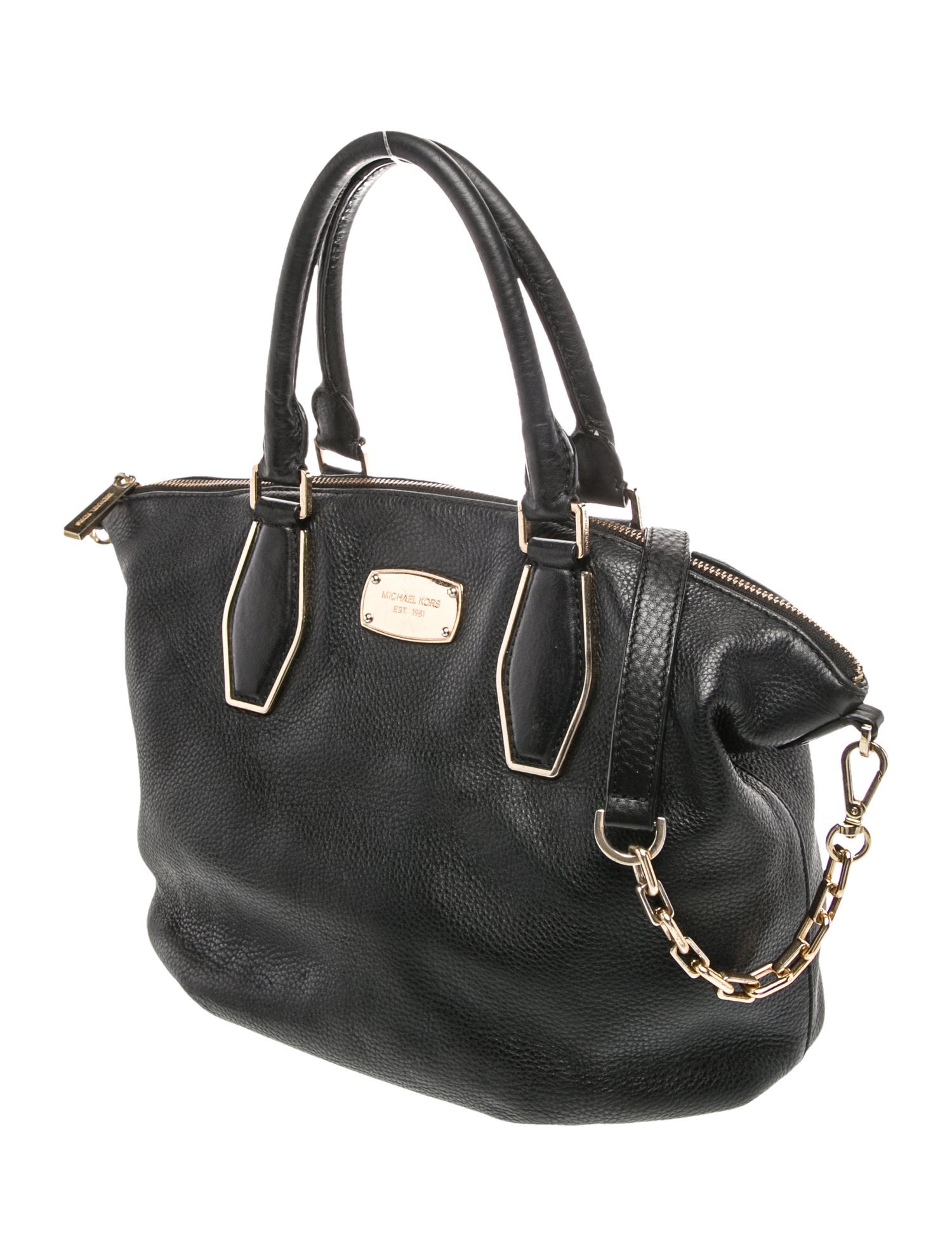 Michael Kors Leather Top Handle Bag